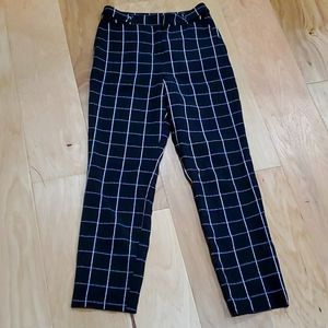 Topshop checkered dress pant